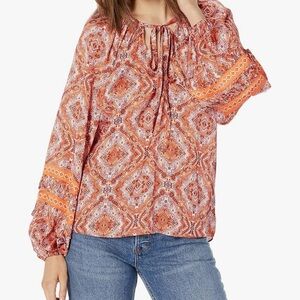 Ramy Brook Printed Daily Top In Zinnia
Orange
